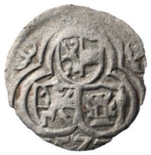 Fundmünze, Pfennig (einseitig), 1573 - 1577