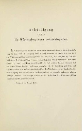 239, Ankündigung