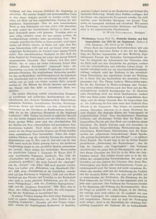 250-251 [Rezension] Steinhausen, Georg, Deutsche Geistes- und Kulturgeschichte von 1870 bis zur Gegenwart