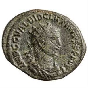 Münze, Antoninian, 284 - 285 n. Chr.