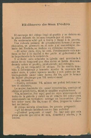 El dinero de San Pedro