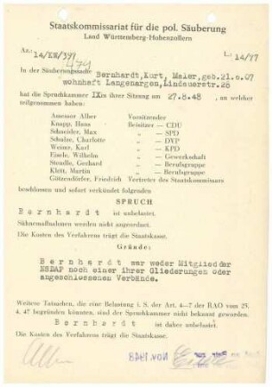 Bernhardt, Kurt