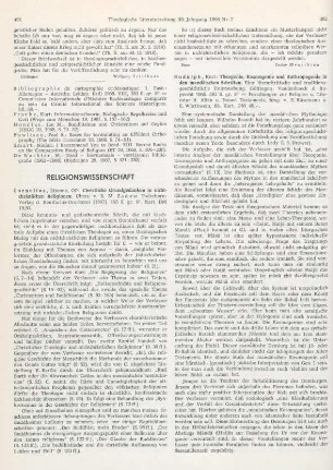 491-492 [Rezension] Cornelius, Étienne, Christliche Grundgedanken in nichtchristlichen Religionen