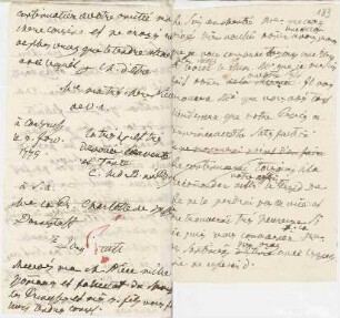 Karoline Luise von Baden an Unbekannt (ohne Ort)