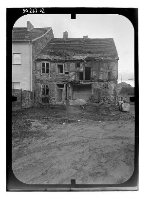 Friesack, Marktstraße. Wohnhaus. Hoffront
