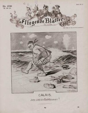"Calais. John zieht die Badehose an!