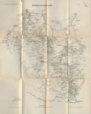 No. 4. Marschkarte für den Feldzug 1866