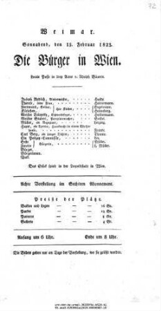Die Bürger in Wien