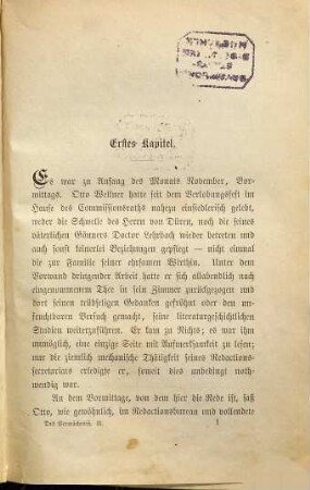 Das Vermächtniß : Roman aus der Gegenwart, 2