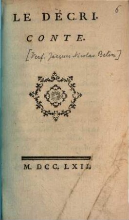 Le Decri : Conte