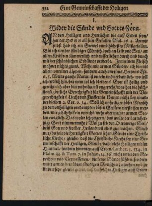 [Eine Gemeinschafft der Heiligen.]