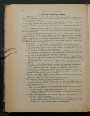 4. Städtisches Wöchnerinnenheim.