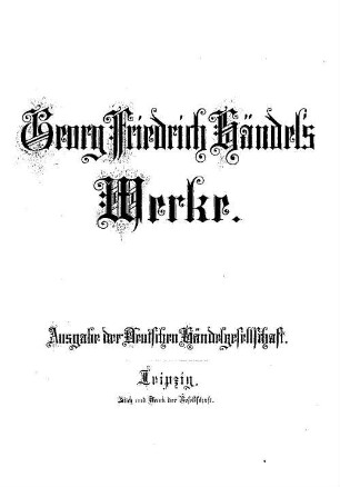 Georg Friedrich Händel's Werke, Band 67. Flavio : opera