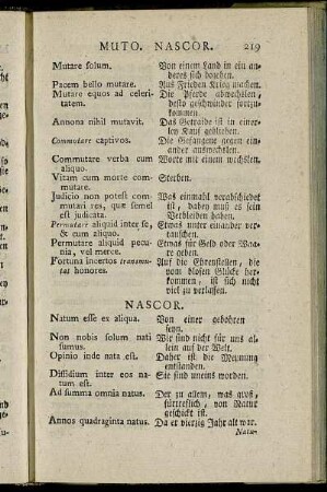 Nascor. - Nuntius.