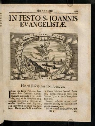 411-419, In Festo S. Joannis Evangelistae.