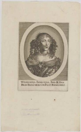 Bildnis der Wilhelmina Ernestina
