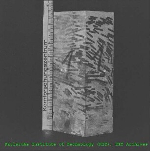 Betonprobe der Abteilung Reaktorbetrieb und Technik (RBT)