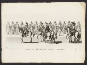 Noch vom Anspachischen Dragoner Regiment.