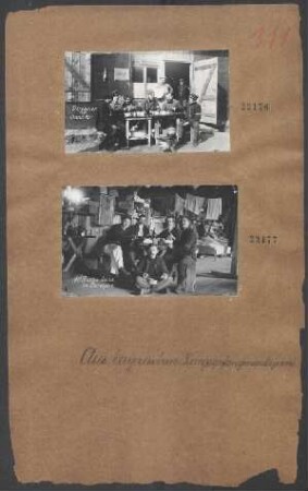 bayr. Kriegsgefangenenlager (Repas dans la Baraque)