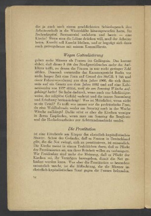 Wegen Gotteslästerung