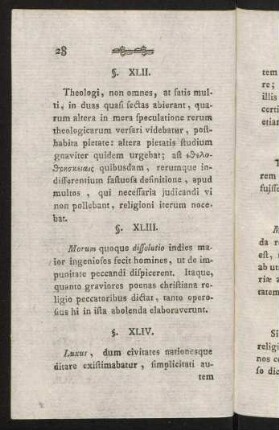28-30, § XLII - XLIX
