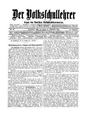 Verfassungsfeier, Schule und Parteipolitik