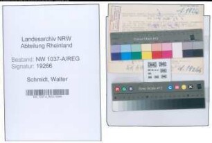 Entnazifizierung Walter Schmidt , geb. 00.00.0000 ()