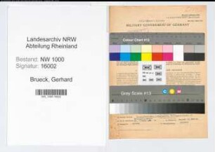 Entnazifizierung Gerhard Brueck, geb. 06.03.1901 (Arbeiter)