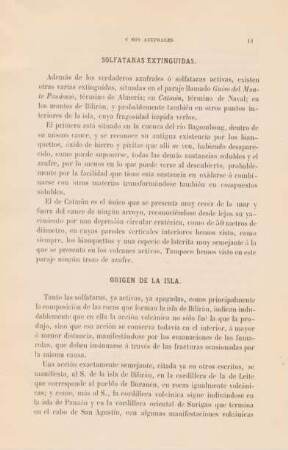 Origen de la isla