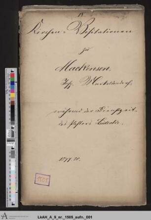 Mackensen: Visitationsakten