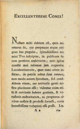 Adami Franc. Kollarii, Equitis Vngari de Keresztény, Consiliarii actualis aulici, Aug. Bibliothecae Directoris & Academiae Scientiarum elegantiorumque literarum Theodoro-Palatinæ Socii extraordinarii Historiæ Ivrisqve Pvblici Regni Vngariae Amoenitates, Volvmen I.. Ad Excellentissimvm Dominvm Antonivm Comitem Karolyi De Nagy-Karoli ...