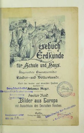 Bd. 2: Bilder aus Europa mit Ausschluss des Deutschen Reiches