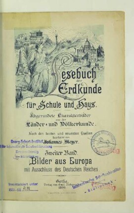 Bd. 2: Bilder aus Europa mit Ausschluss des Deutschen Reiches