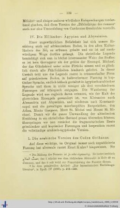 IV. Die Nilländer: Ägypten und Abyssinien