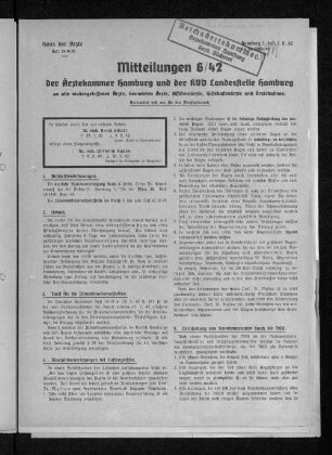 5. Verschickung von Bombenverletzten durch die NSD.