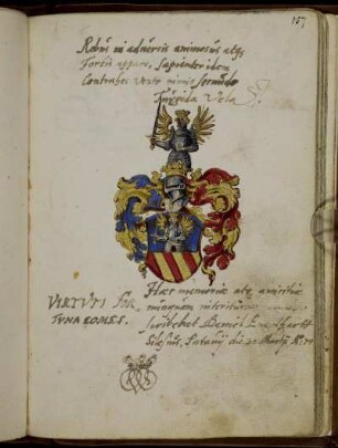 Daniel Engelhardt Siles., Padua 30 Martij 1575