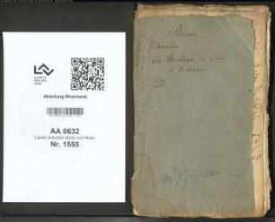 Bittschriften aus den Ämtern Linn und Uerdingen