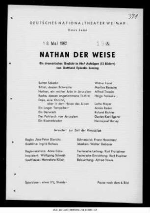 Nathan der Weise