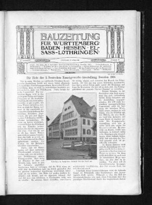 Die Ziele der 3. Deutschen Kunstgewerbe-Ausstellung Dresden 1906