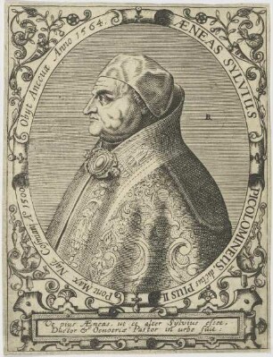 Bildnis des Sylvius Picolomineus, dictus Pius II.