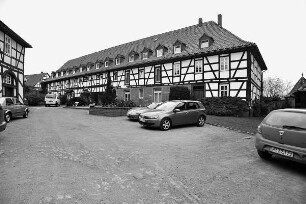 Schafstall und Remise der Vorderburg (Wirtschaftsgebäude); Schlitz, An der Vorderburg 1A