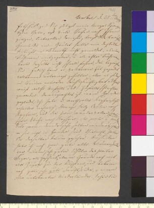 Brief von Schopenhauer, Adele an Goethe, Johann Wolfgang von
