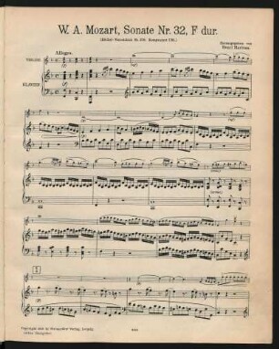 Violine und Klavier[, KV 376]