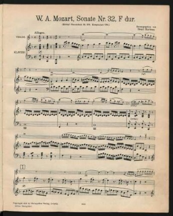 Violine und Klavier[, KV 376]