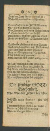 33. Die freudige GOTT-Ergebenheit