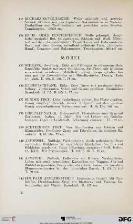 Möbel (Nr. 135-206)