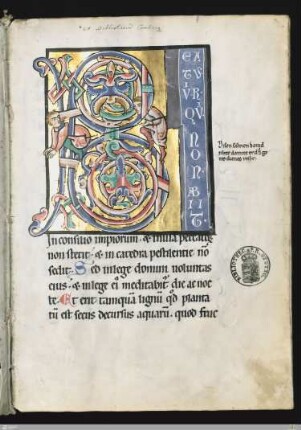 Psalterium feriatum cum antiphonis