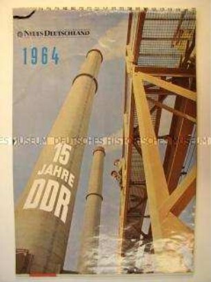 Bildkalender des "Neuen Deutschland" zum 15. Jahrestag der DDR
