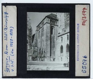Speyer, Dom : Außenansicht, S-QH von SW