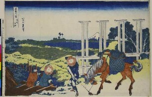 Senju in der Provinz Musashi, Blatt 7 aus der Serie: 36 Ansichten des Fuji